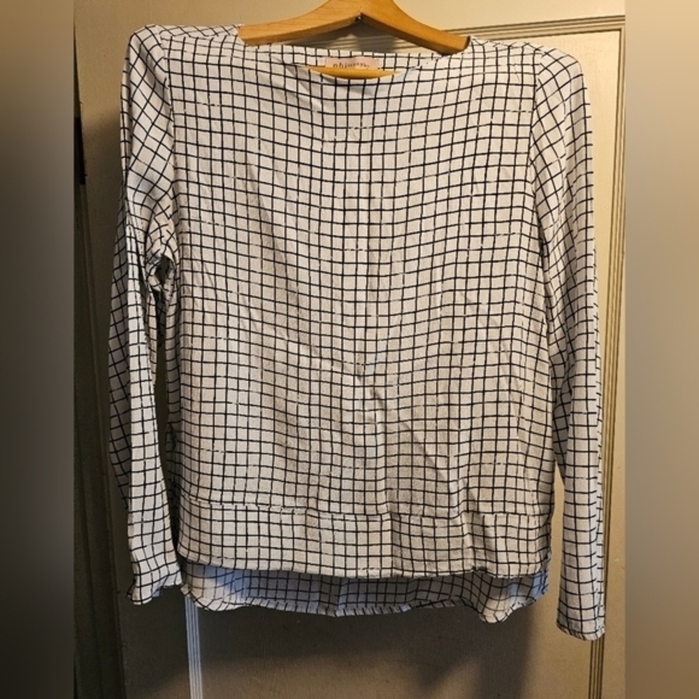 Philosophy Blouse‎ for your workday, rayon/cotton